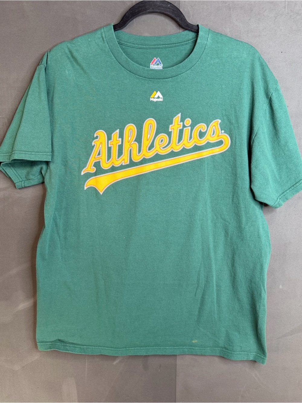 Majestic MLB Oakland Las Vegas Athletics A's Short Sleeve T-Shirt Men’s Large